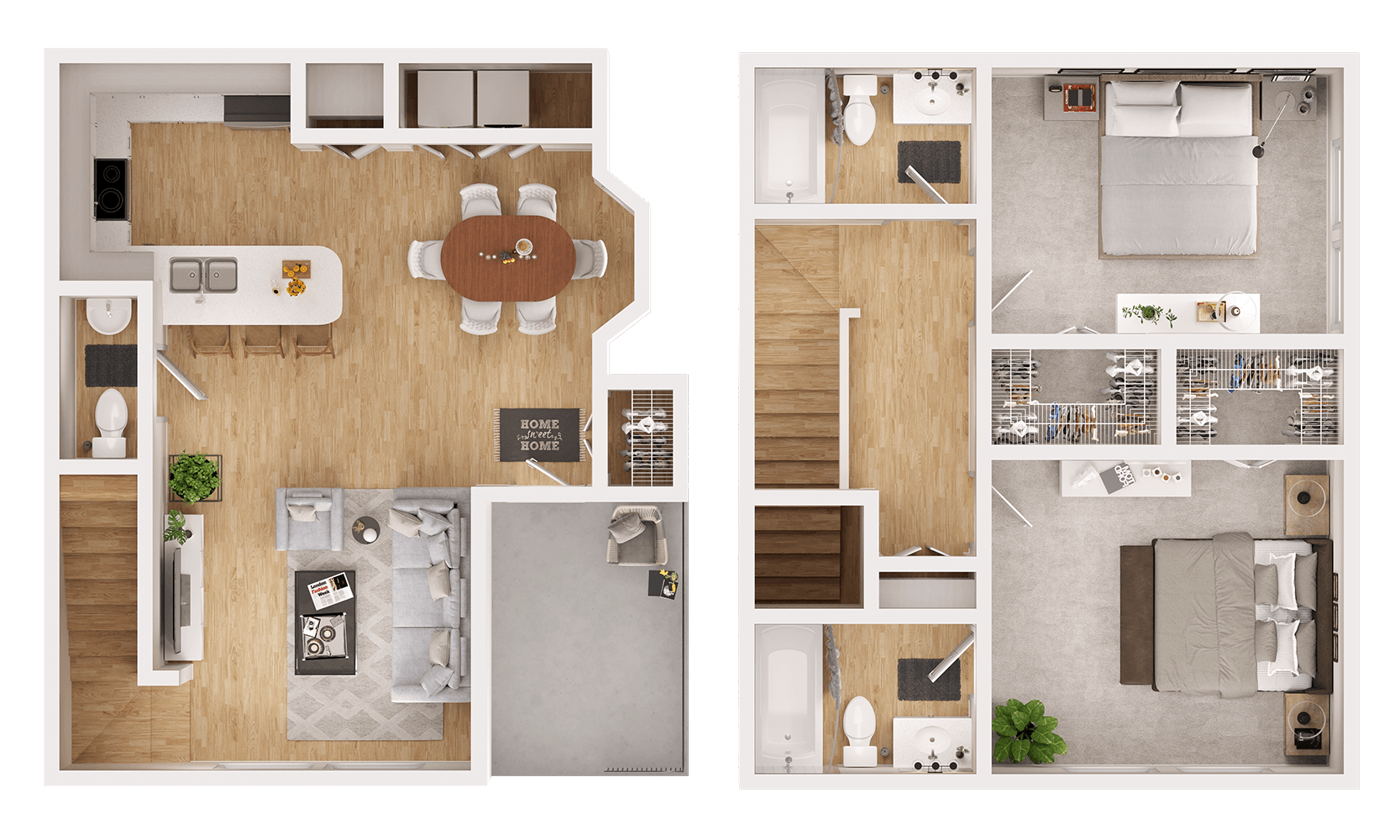 Midtown Townhome The Estates At Park Avenue Apartments